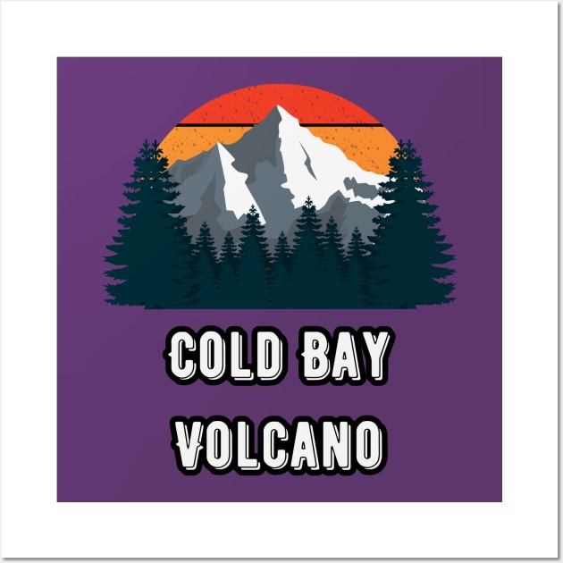 Cold Bay Volcano Wall Art by Canada Cities